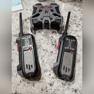 Kids Adventure Black and Gray Walkie Talkies Set